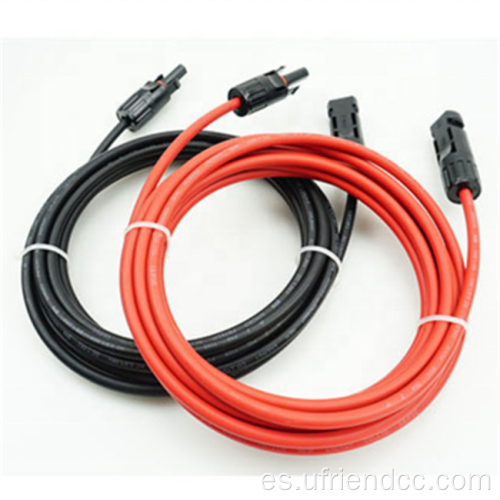 cable solar impermeable con conector